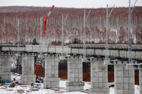 Мост на линии инии Авда — Громадская Красноярской железной дороги
